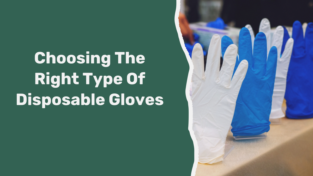 Types of disposable gloves online