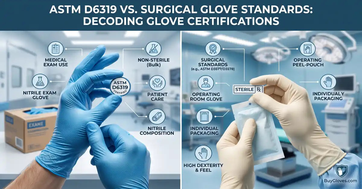 ASTM D6319 vs. Surgical Glove Standards: Decoding Glove Certifications