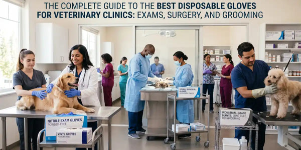 he Complete Guide to the Best Disposable Gloves for Veterinary Clinics: Exams, Surgery, and Grooming