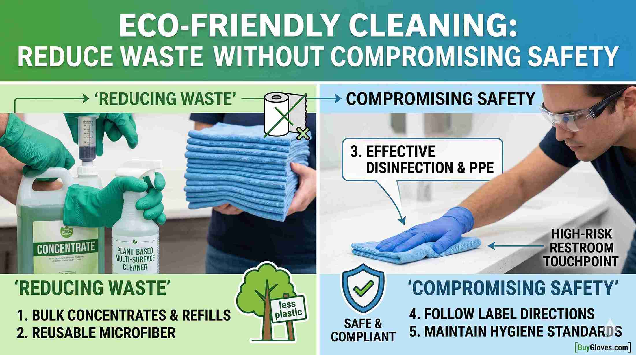 Eco-Friendly Cleaning: How to Reduce Waste Without Compromising Safety