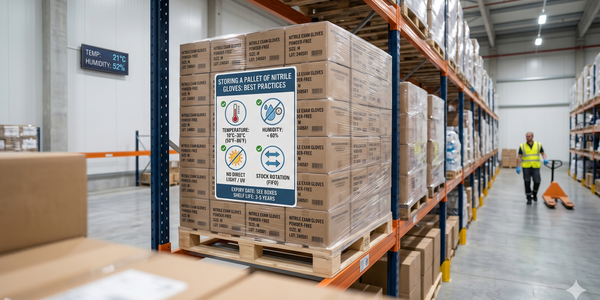How to Store a Pallet of Nitrile Gloves: Shelf Life & Best Practices