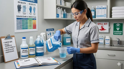 Handling Harsh Chemicals: Understanding PPE Standards for Cleaners