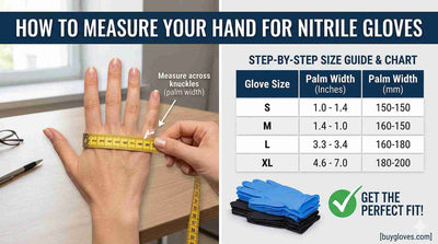 How to Properly Measure Your Hand for Nitrile Gloves (Size Guide)