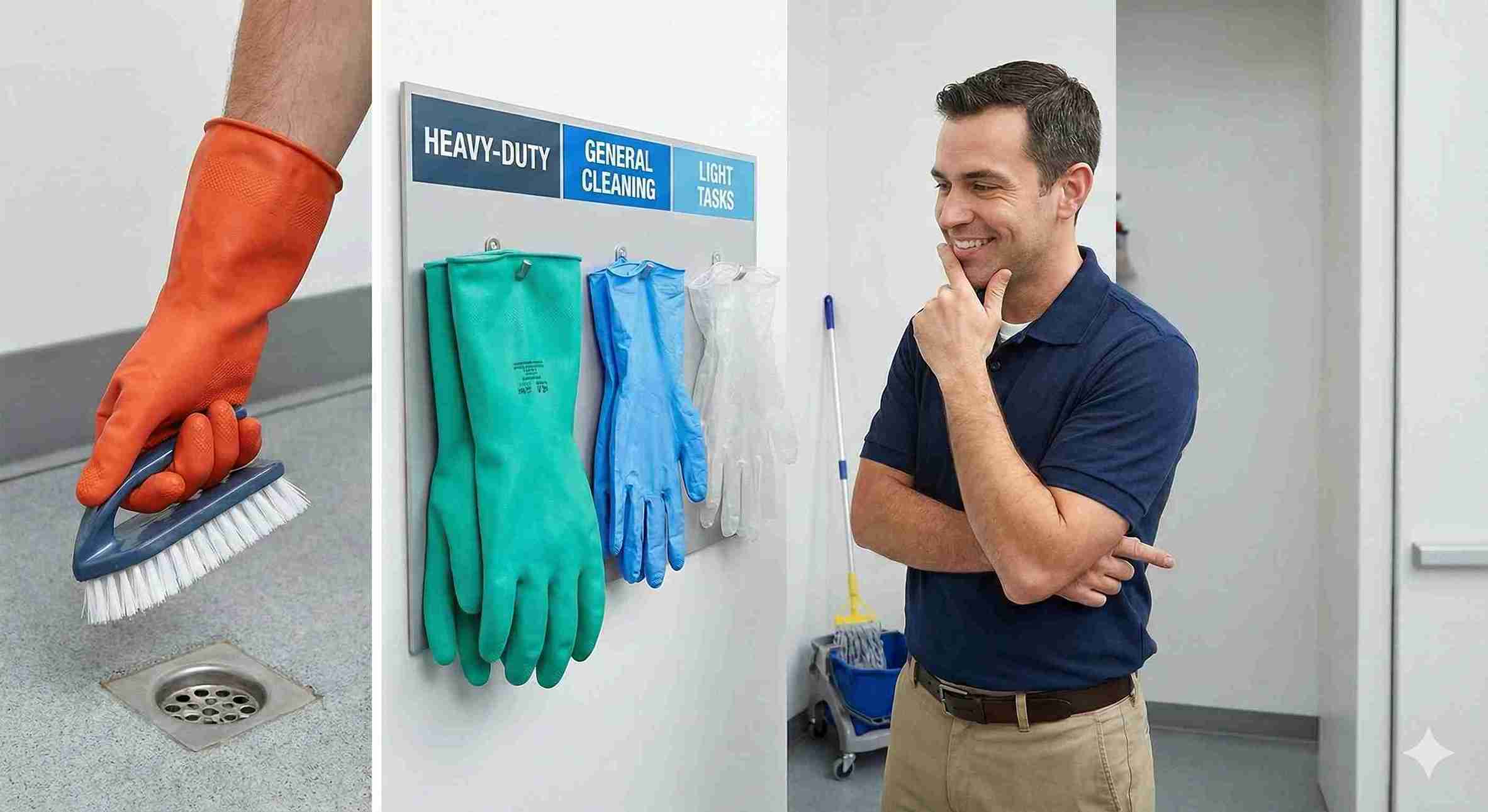 Ideal Gloves for Janitorial Work: How to Choose the Right Protection for Every Task