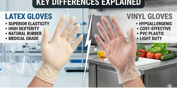 Latex Gloves vs Vinyl Gloves: Key Differences Explained for Everyday Use