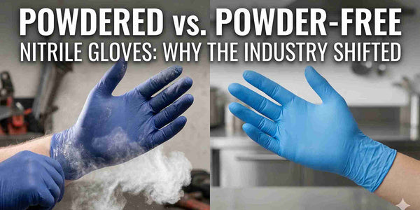Powdered vs. Powder-Free Nitrile Gloves: Why the Industry Shifted