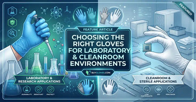 Choosing the Right Gloves for Laboratory and Cleanroom Environments: A Complete Guide
