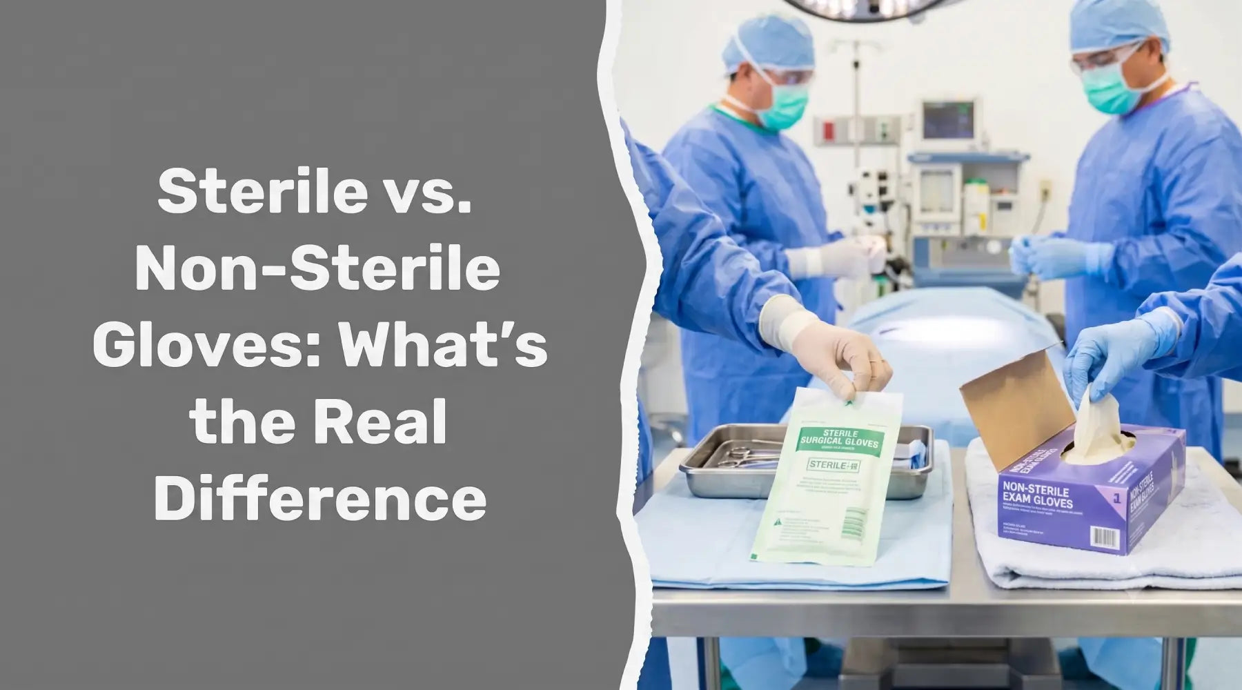 Sterile vs. Non-Sterile Gloves: What’s the Real Difference (and When Does It Matter)?