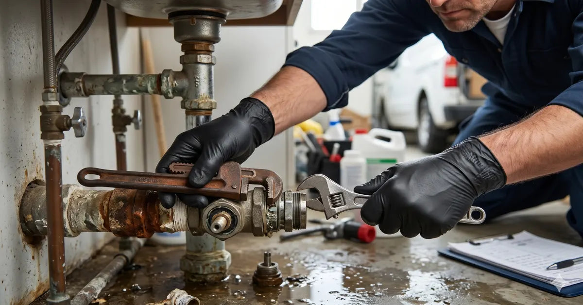 The Best Disposable Gloves for Plumbers and HVAC Technicians: 5–8 Mil Protection for Tough Jobs