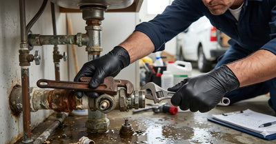 The Best Disposable Gloves for Plumbers and HVAC Technicians: 5–8 Mil Protection for Tough Jobs