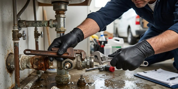 The Best Disposable Gloves for Plumbers and HVAC Technicians: 5–8 Mil Protection for Tough Jobs