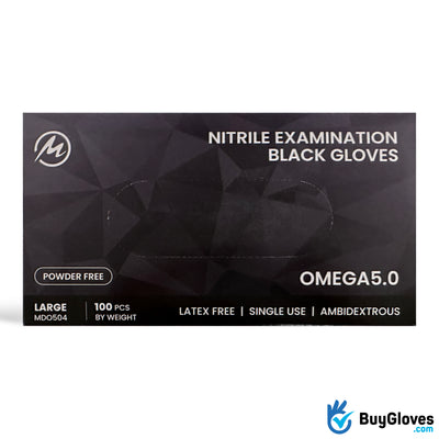 Black Nitrile Exam Gloves Pallet (100 Cases) - 5 Mil