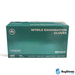 blue exam gloves